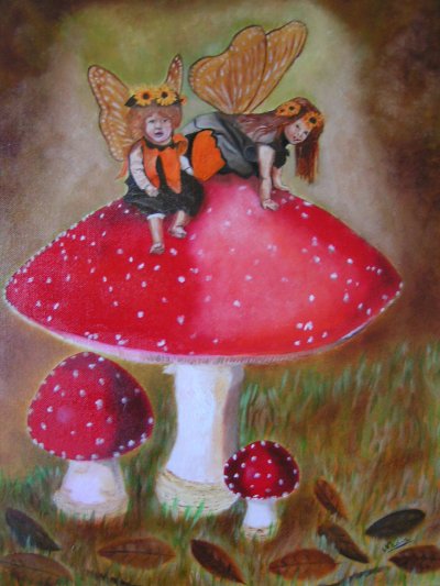 Les petites f&eacute;es aux champignons